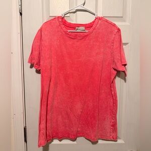 Zenana mineral wash tee.